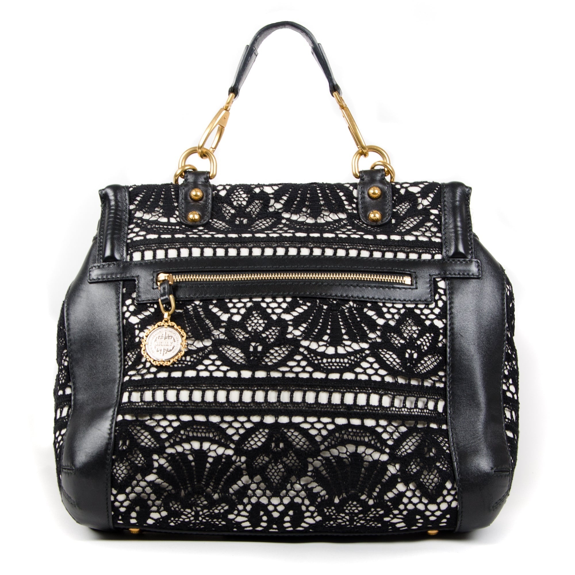 Large Miss Sicily Lace Heritage Satchel