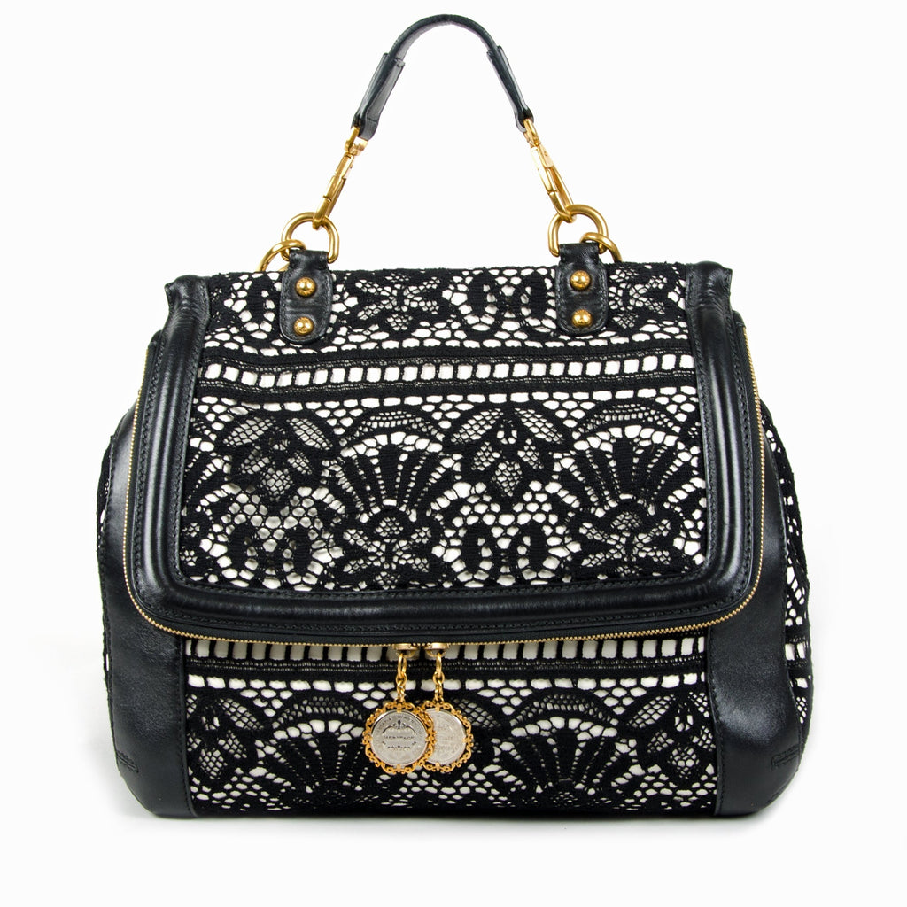 Large Miss Sicily Lace Heritage Satchel
