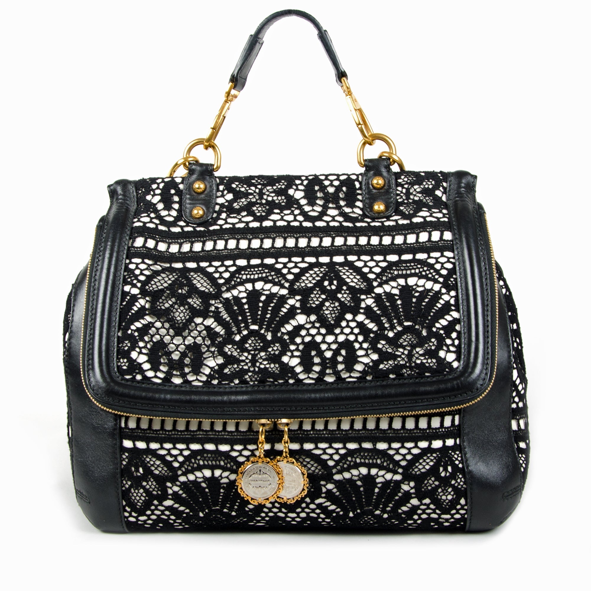 Large Miss Sicily Lace Heritage Satchel