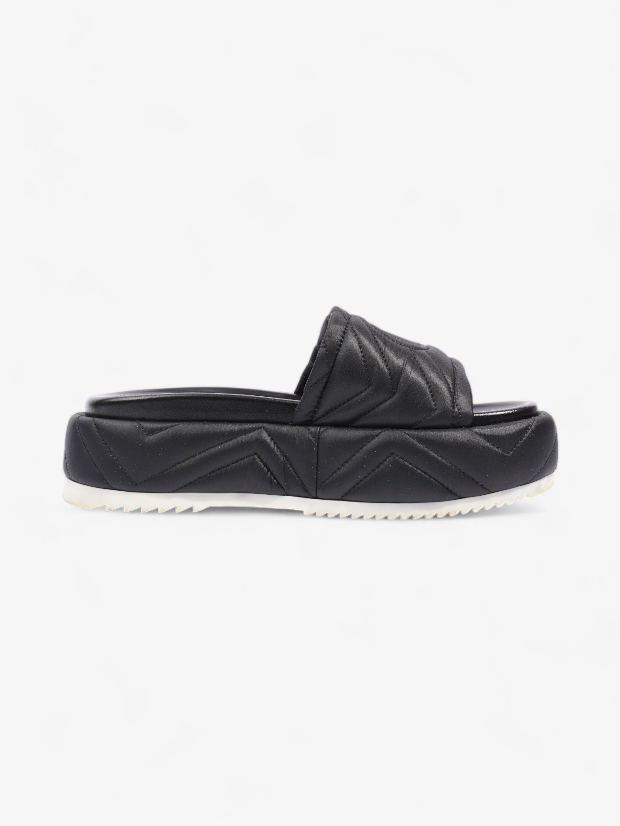Gucci Angelina GG Platform Black Faux Leather EU 39 UK 6
