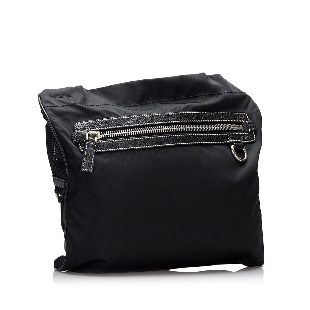 Prada Tessuto Crossbody Bag Black Nylon