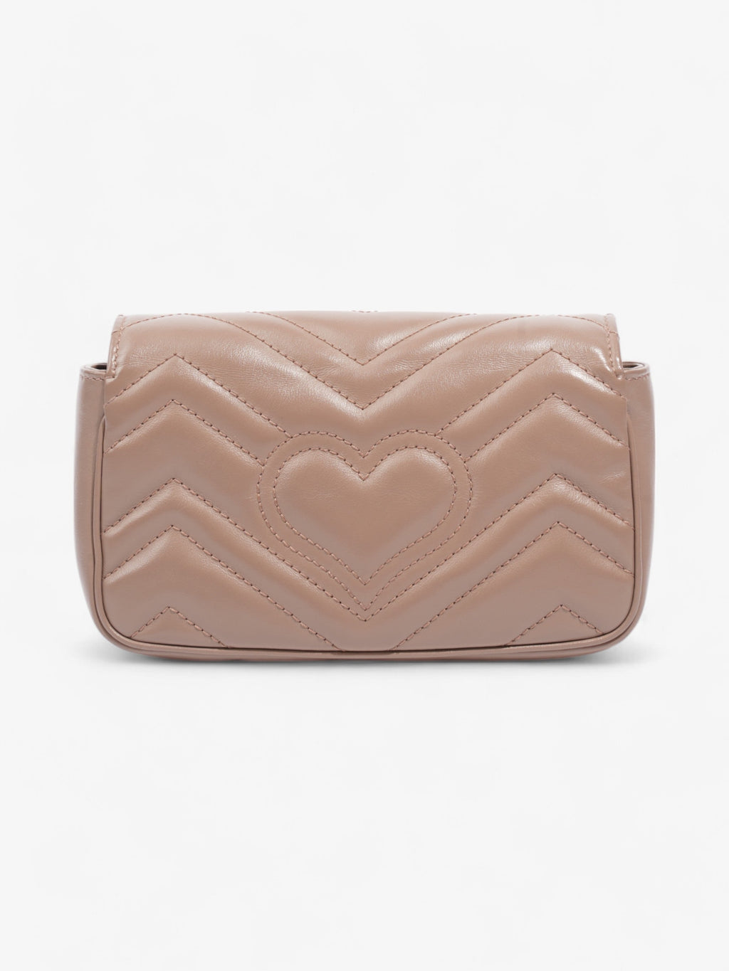 Gucci GG Marmont Rose Beige  Matelasse Leather Super Mini