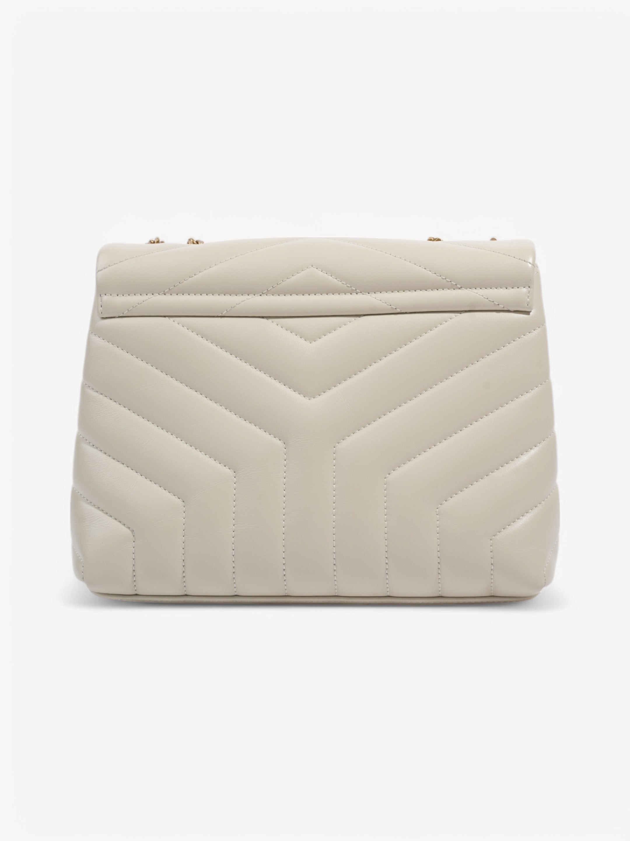 Saint Laurent LouLou White  Leather Small