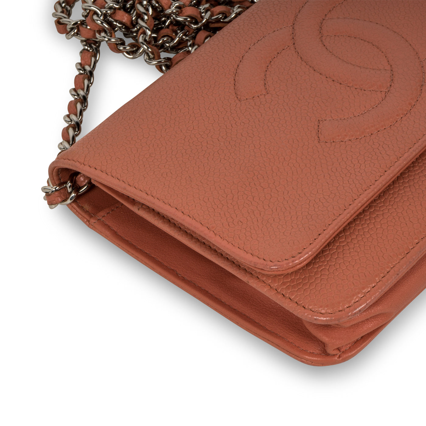 Chanel Classic CC Wallet on Chain