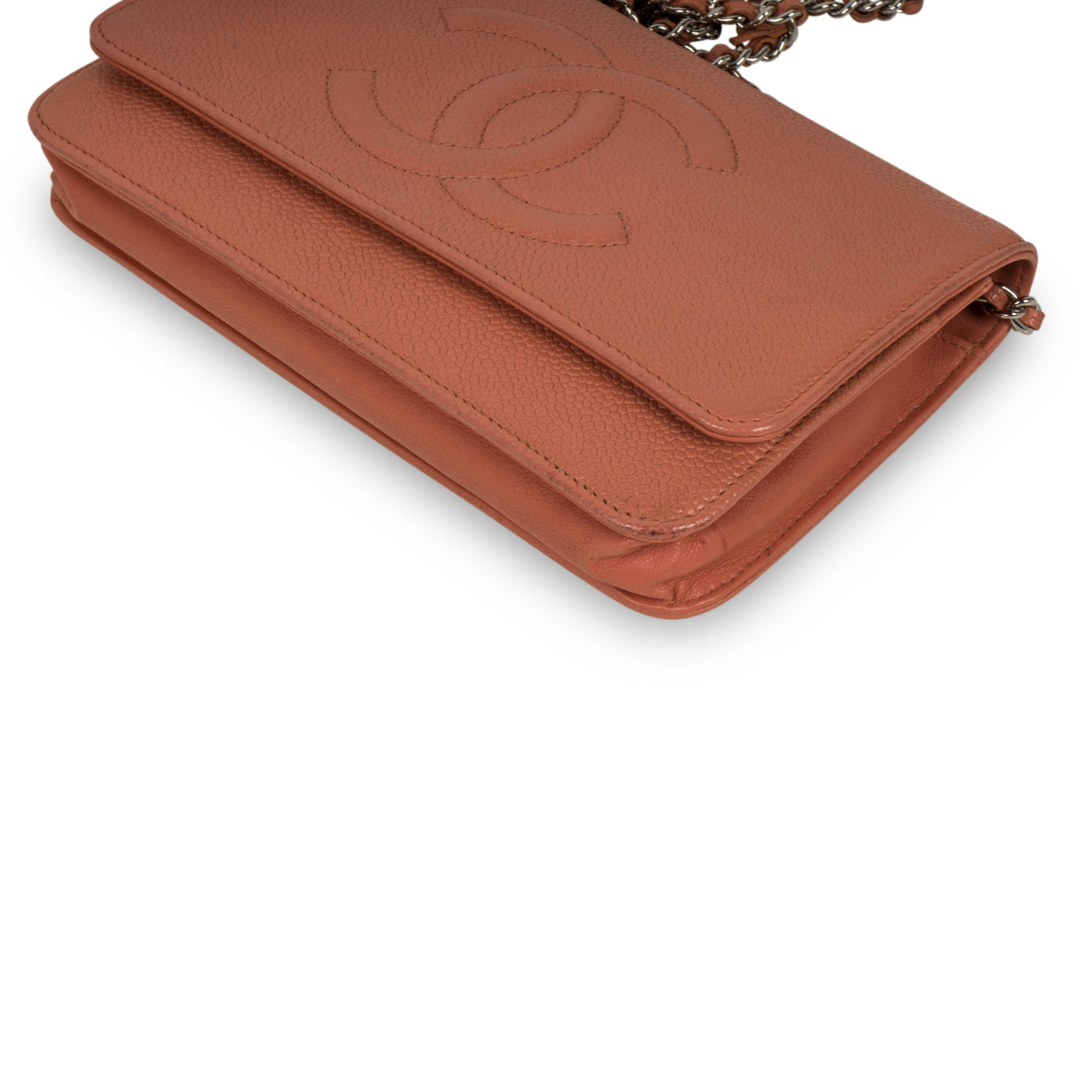 Chanel Classic CC Wallet on Chain