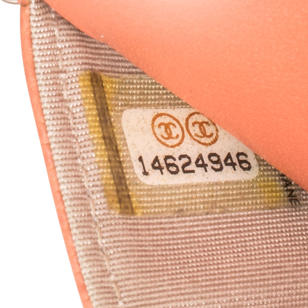 Chanel Classic CC Wallet on Chain