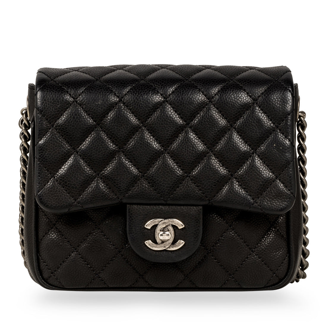 Chanel Quilted Caviar Shoulder Bag