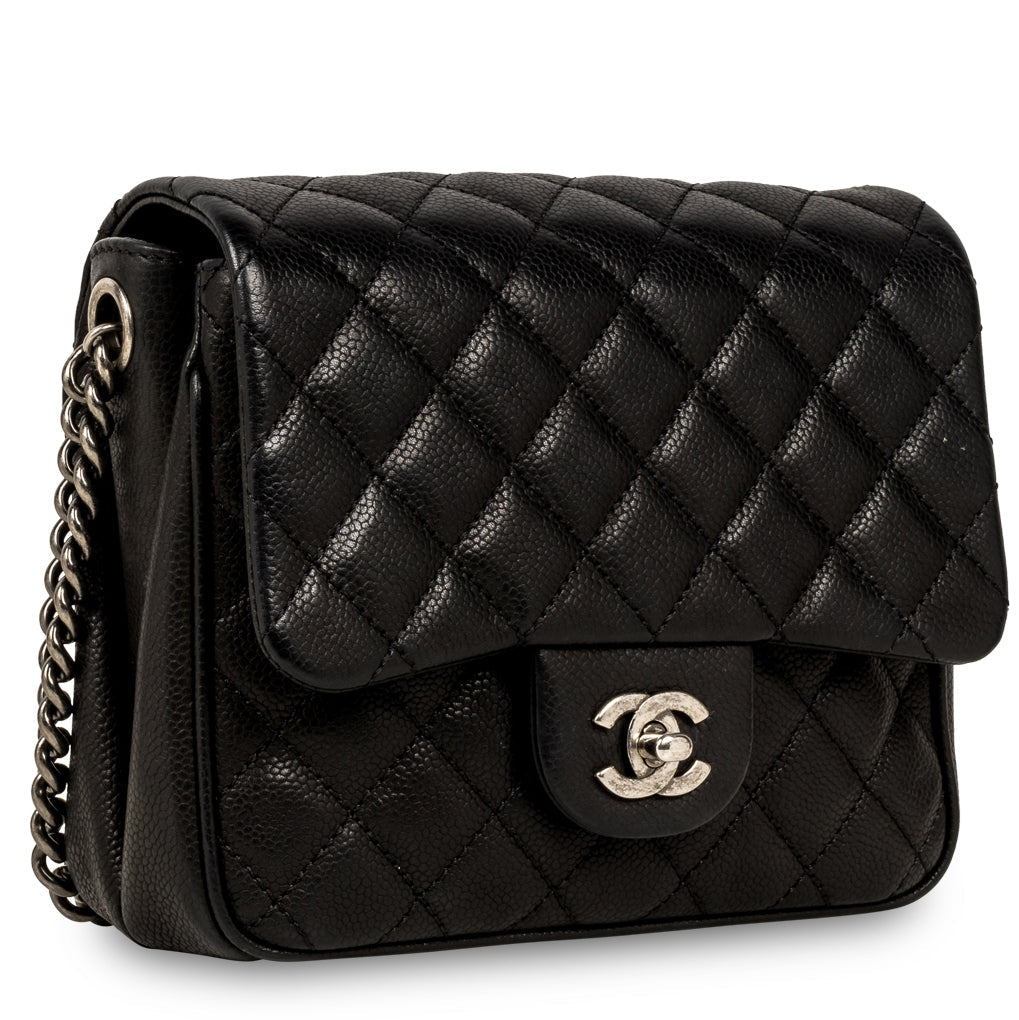 Chanel Quilted Caviar Shoulder Bag