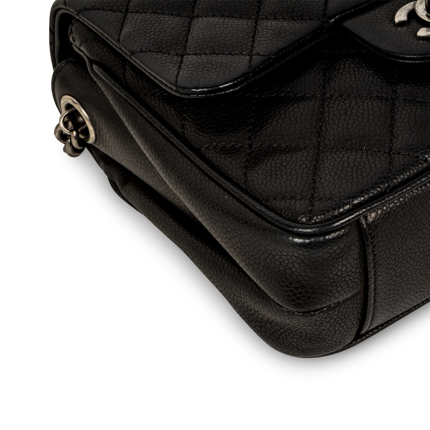 Chanel Quilted Caviar Shoulder Bag