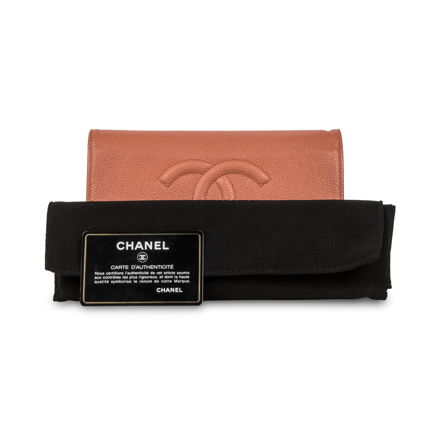 Chanel Classic CC Wallet on Chain