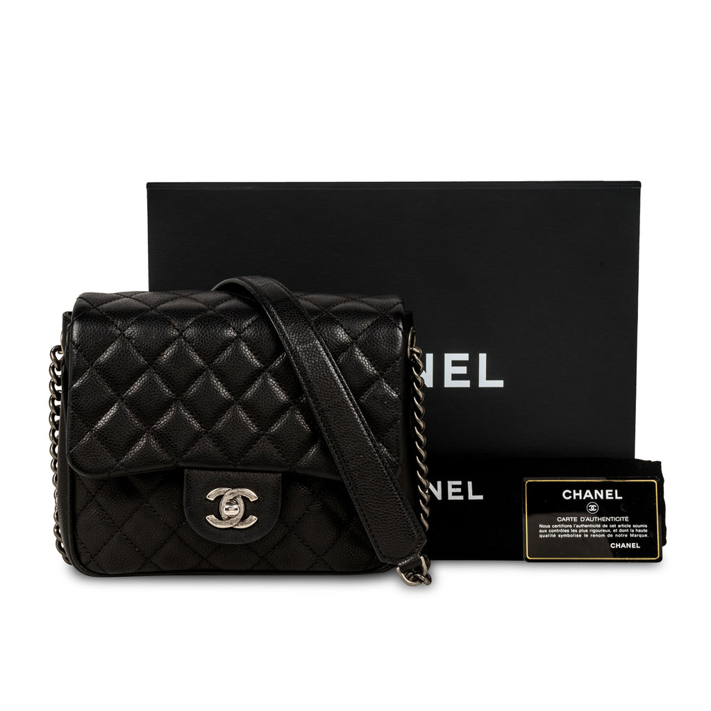 Chanel Quilted Caviar Shoulder Bag