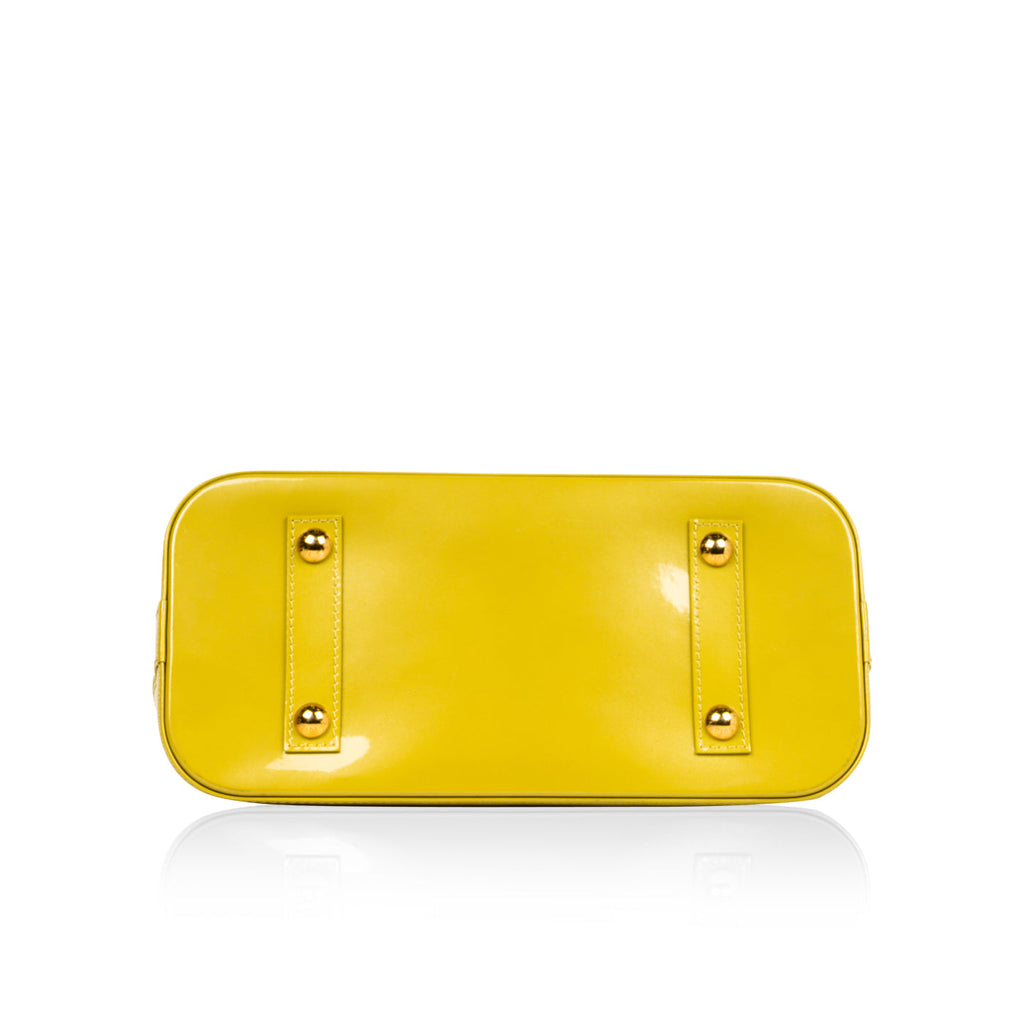 Louis Vuitton Alma Pm Epi Leather Lime Green