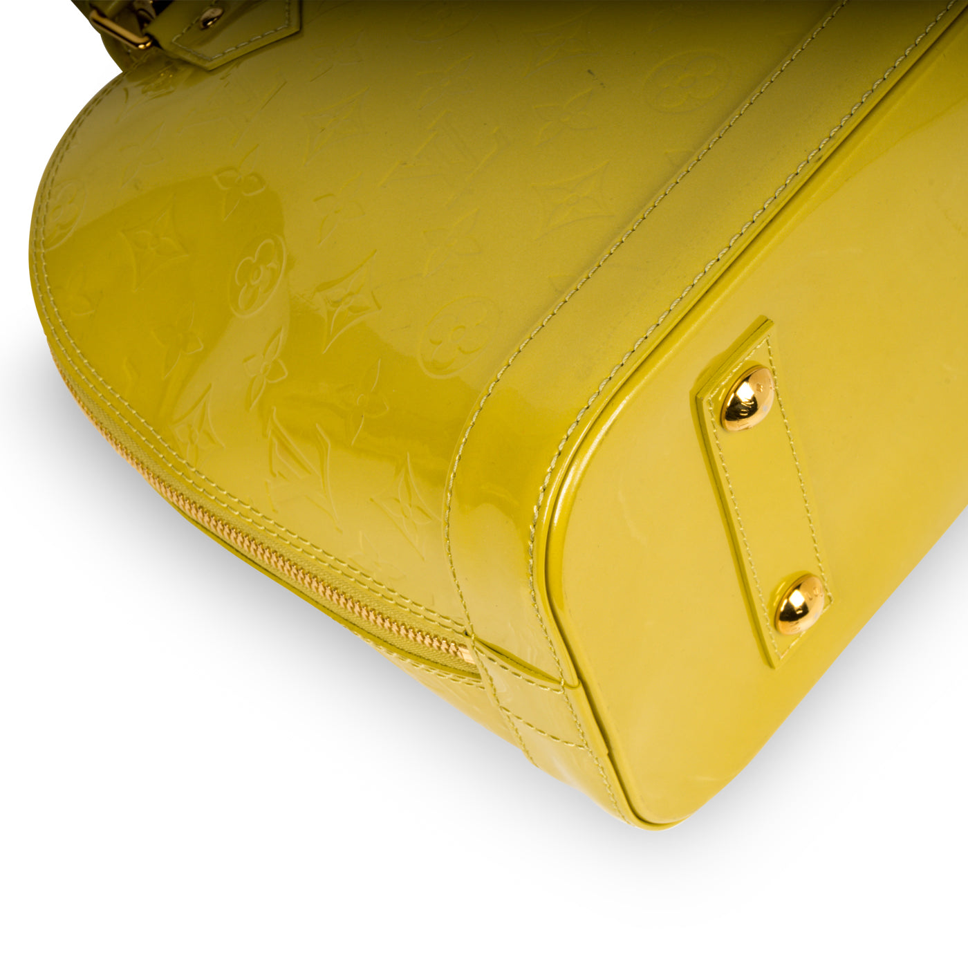 Louis Vuitton Alma Pm Epi Leather Lime Green