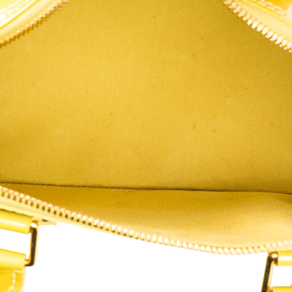 Louis Vuitton Alma Pm Epi Leather Lime Green