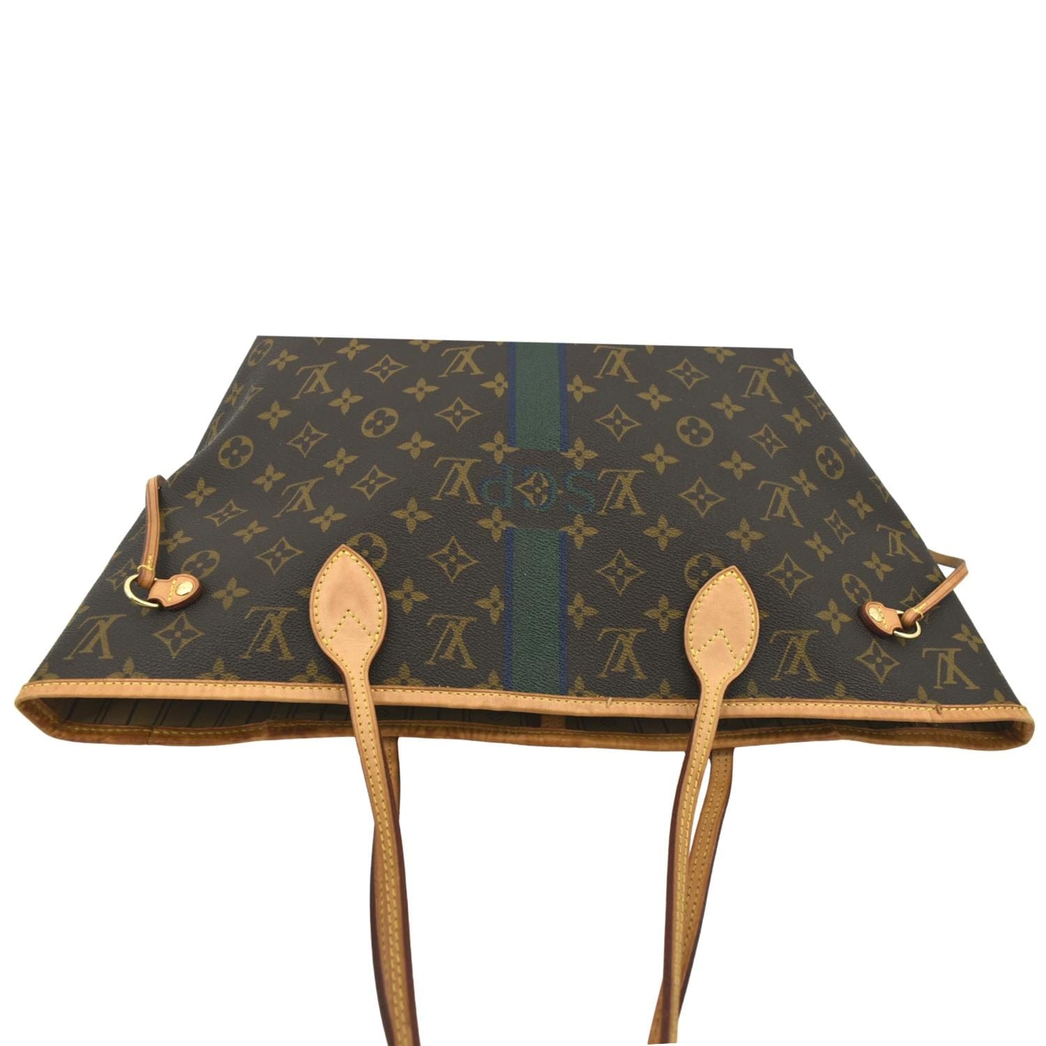 LOUIS VUITTON Neverfull My LV Heritage Monogram Canvas Tote Bag Brown
