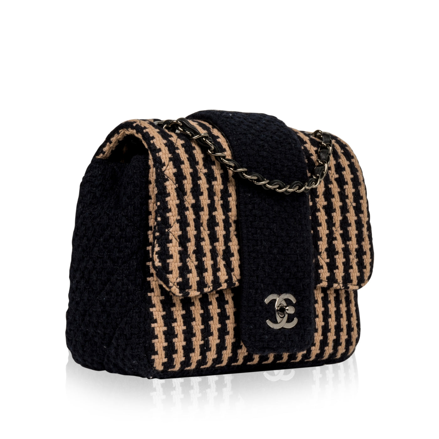 Chanel Houndstooth Flap Bag