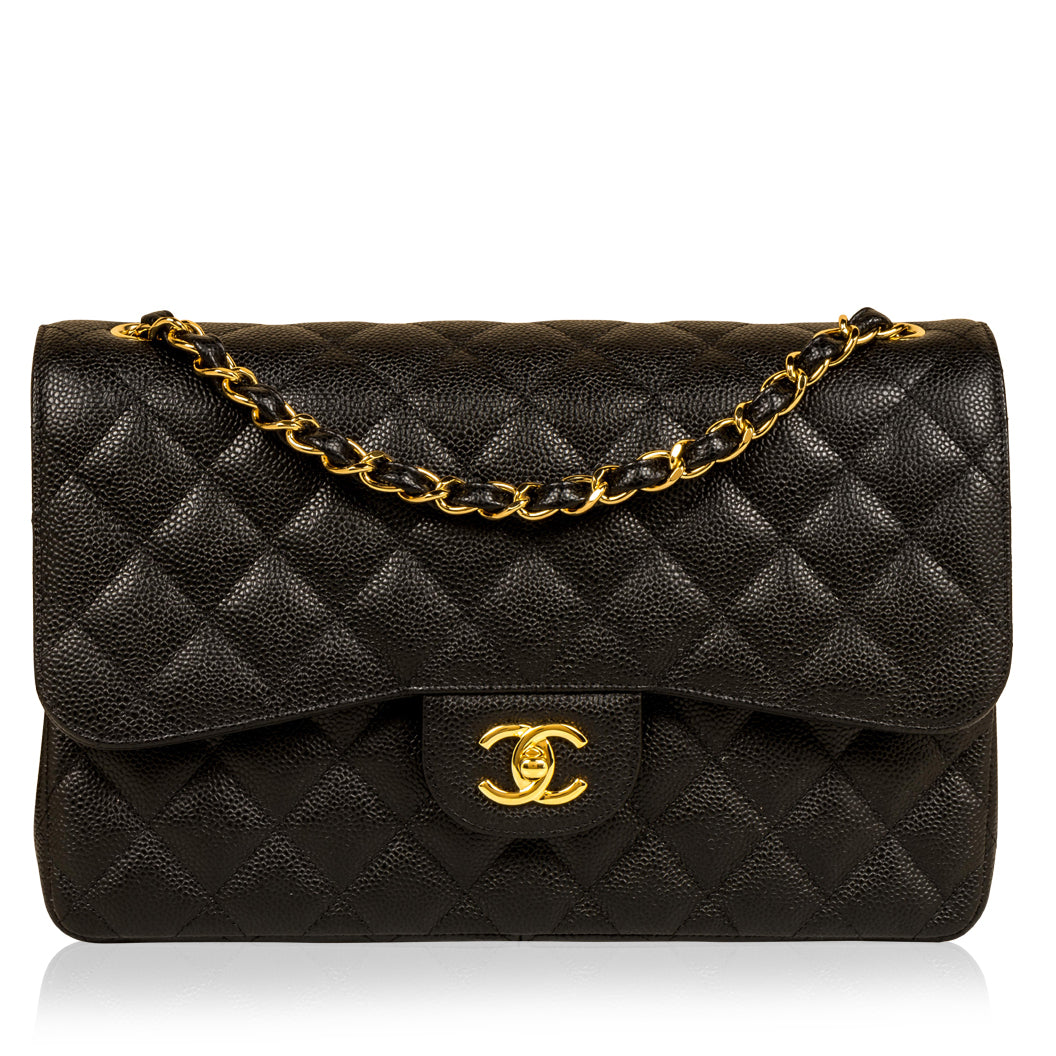 Chanel Classic Flap Bag - Jumbo - Caviar