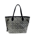 LOUIS VUITTON Neverfull MM Autres Toiles Monogram Canvas Tote Bag Metallic Chrome