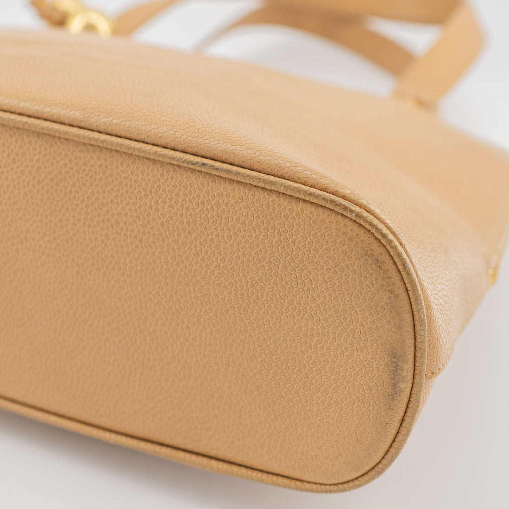 CHANEL VINTAGE golden ball shoulder bag