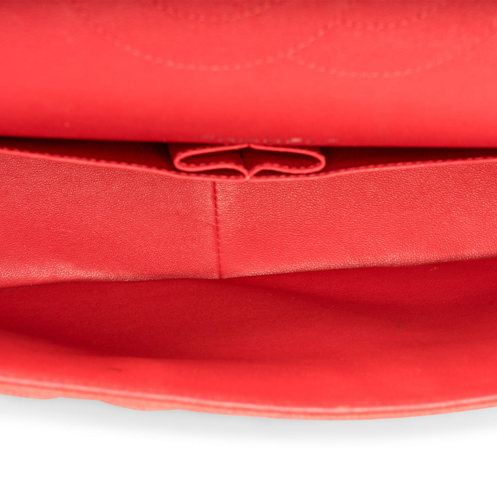 Matte Coral Maxi Flap Bag