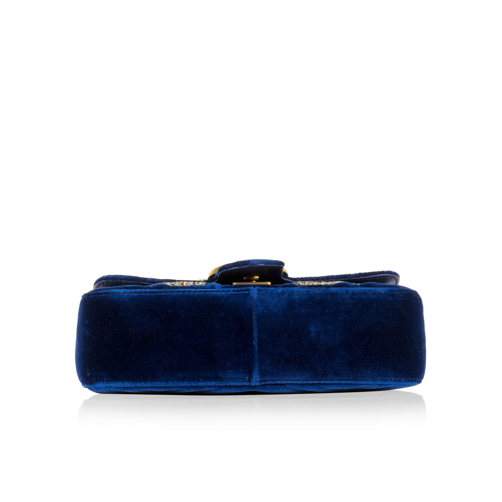 GG Marmont Velvet Sequin Mini Handbag