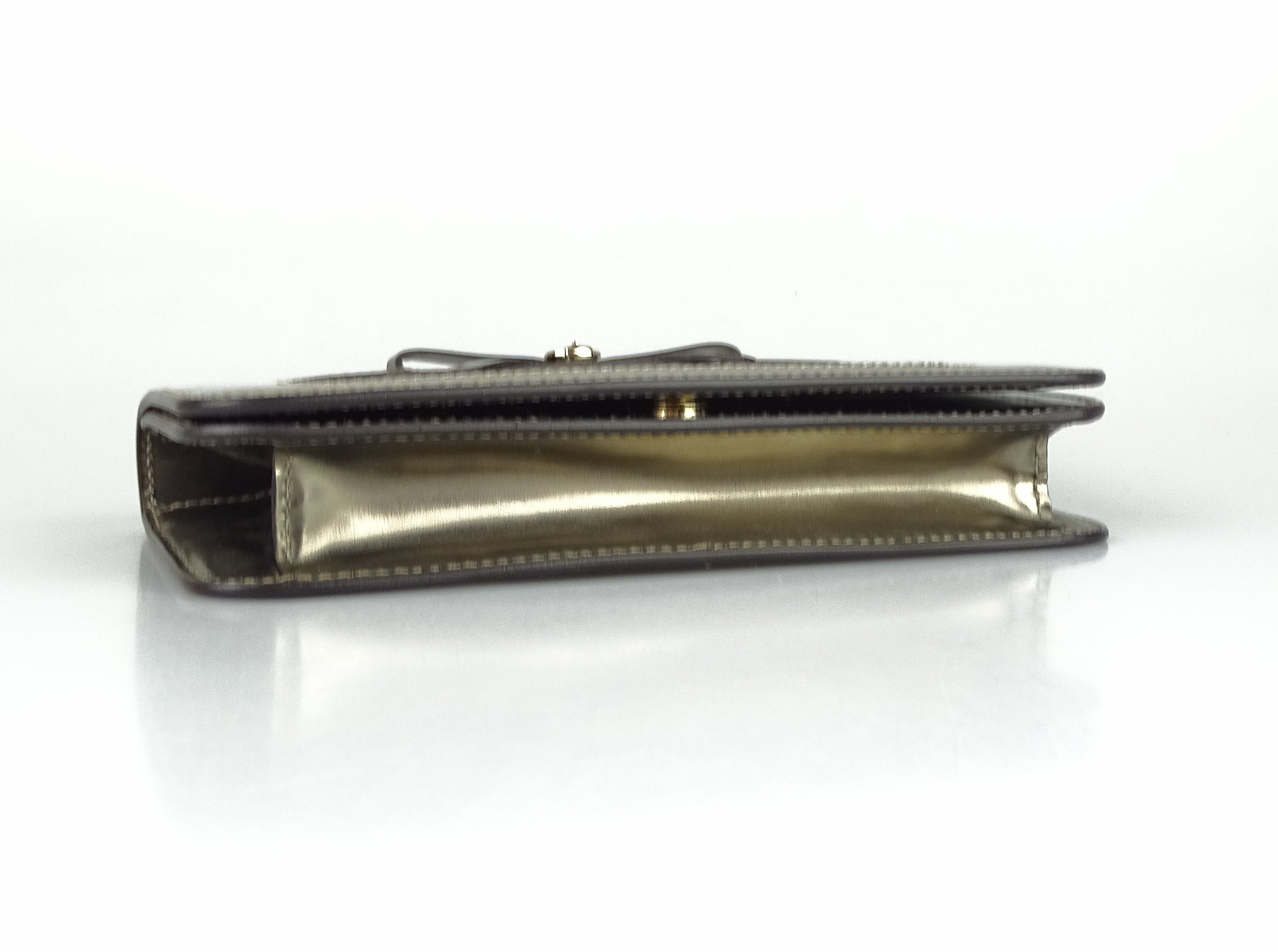 Gucci Metallic Gold Mirror Clutch