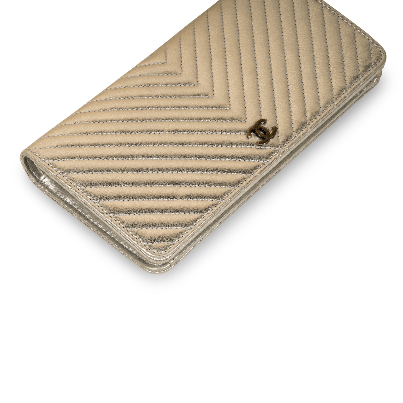 Chanel Classic Long Flap Wallet - Chevron