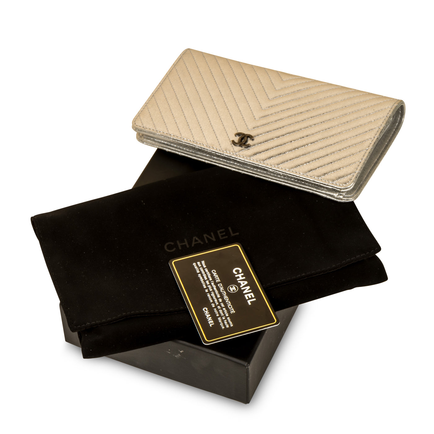 Chanel Classic Long Flap Wallet - Chevron