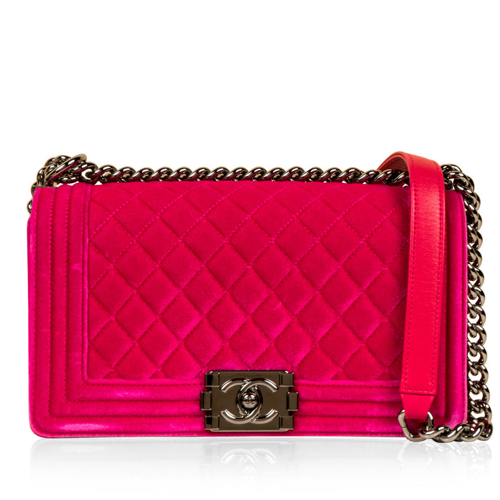 Chanel Boy Bag - Medium - Velvet