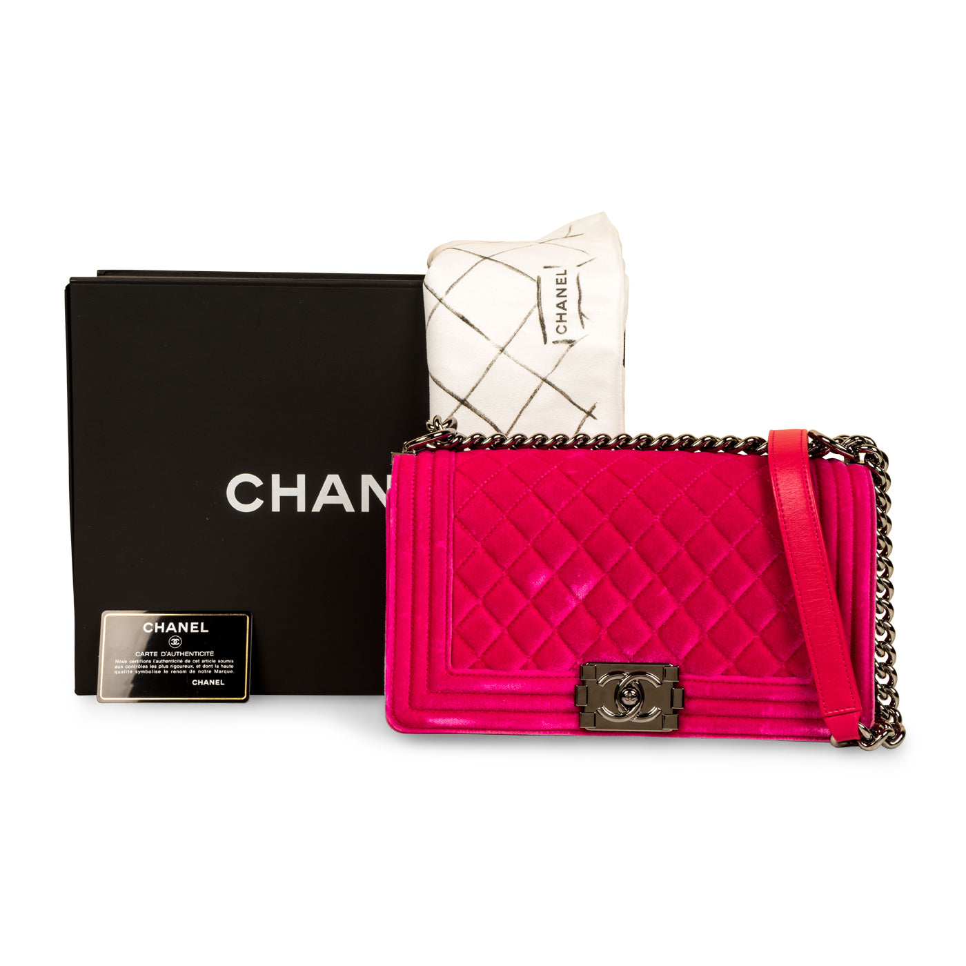 Chanel Boy Bag - Medium - Velvet