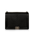 Chanel Large Boy Bag Chevron