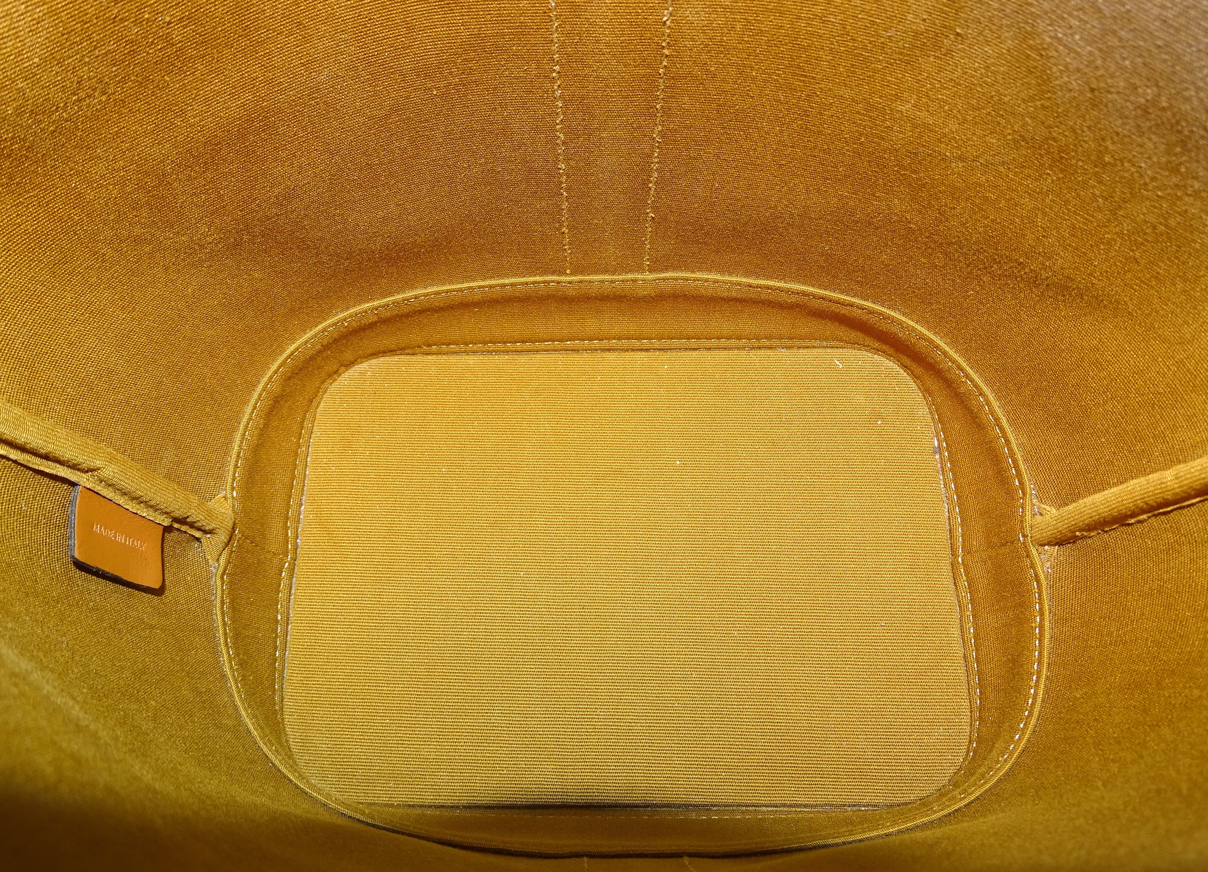 Celine Canvas & Calfskin Triomphe Small Bucket Bag 2020