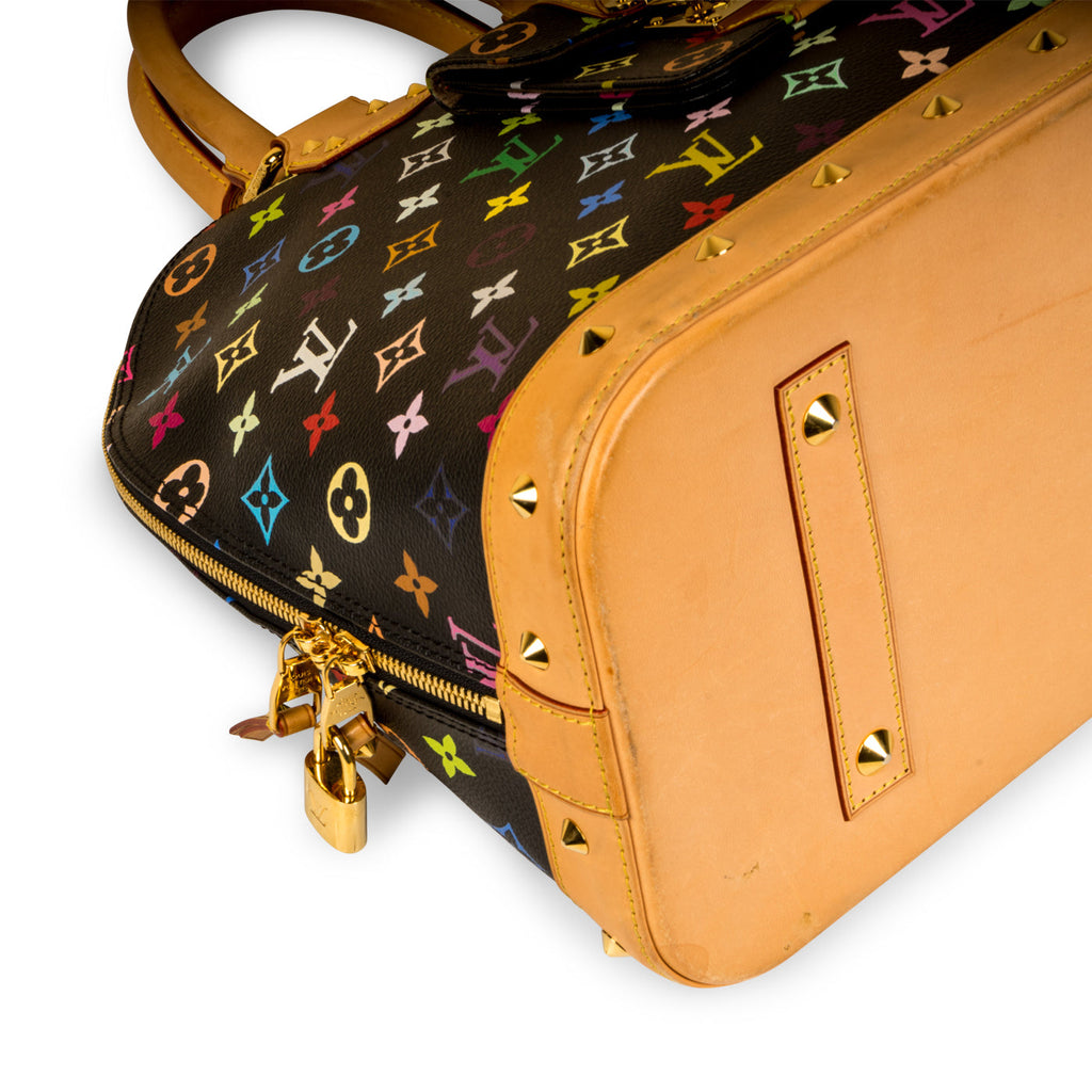 Louis Vuitton Alma GM - Murakami Multicolore Black