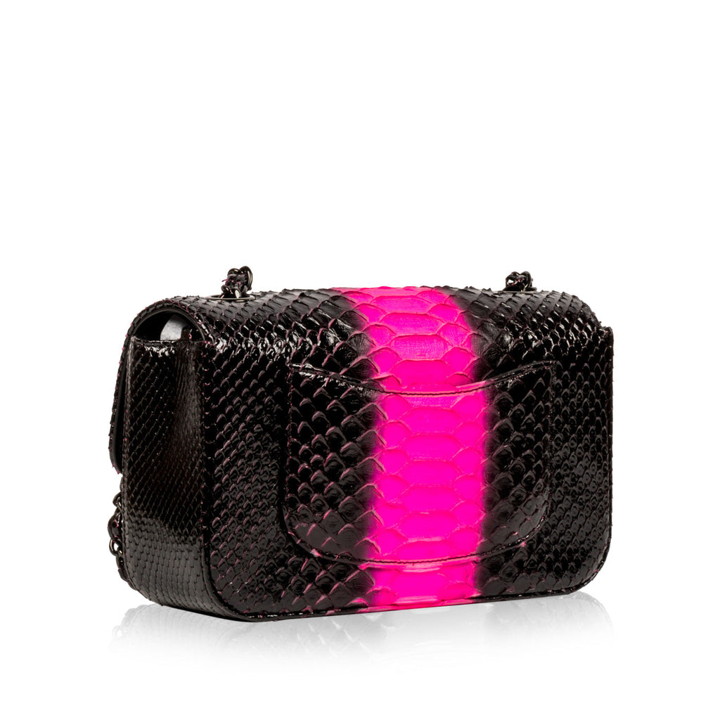 Chanel Classic Flap Bag - Mini Rectangular - Python
