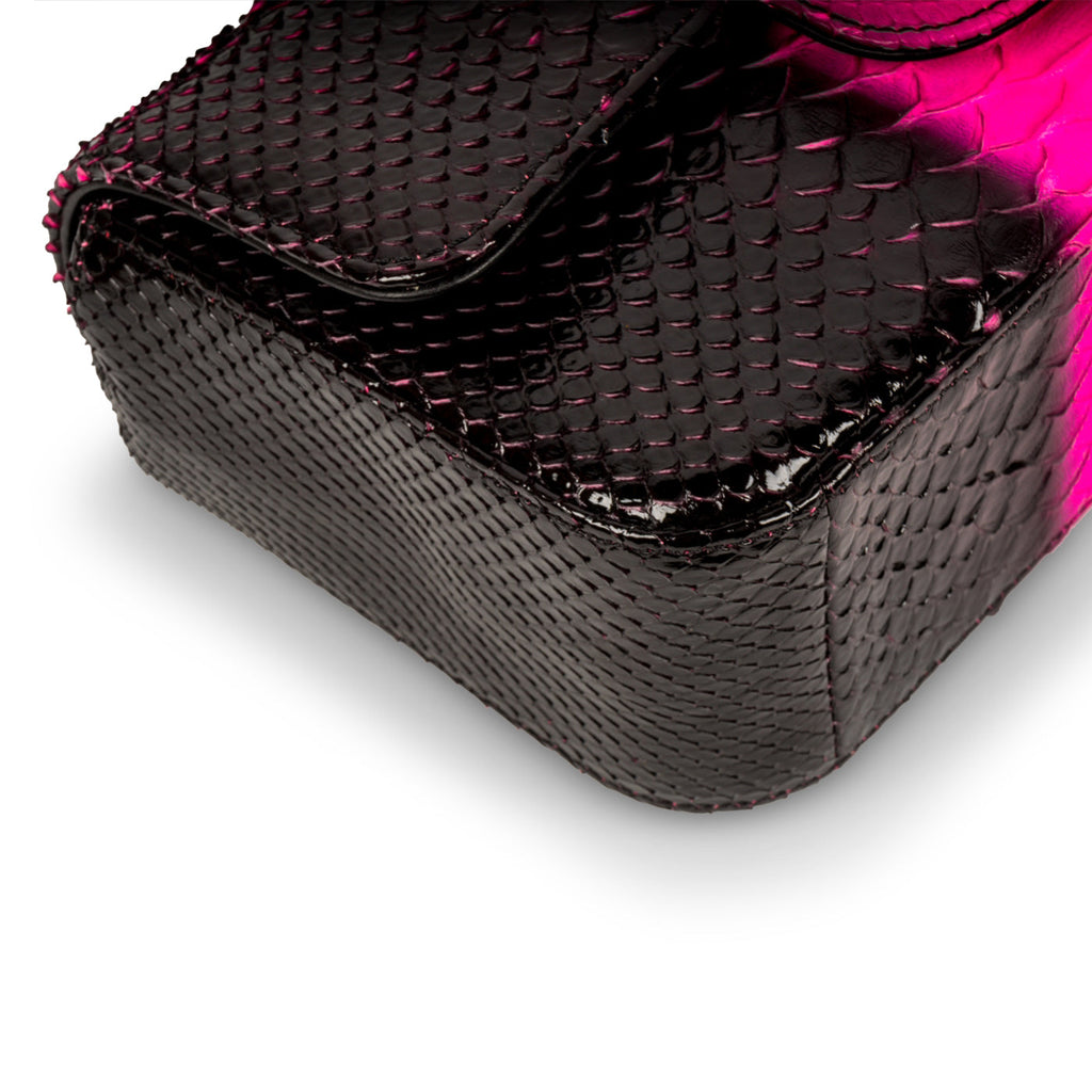 Chanel Classic Flap Bag - Mini Rectangular - Python