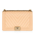 Chanel Large Boy Bag - Chevron Lambskin