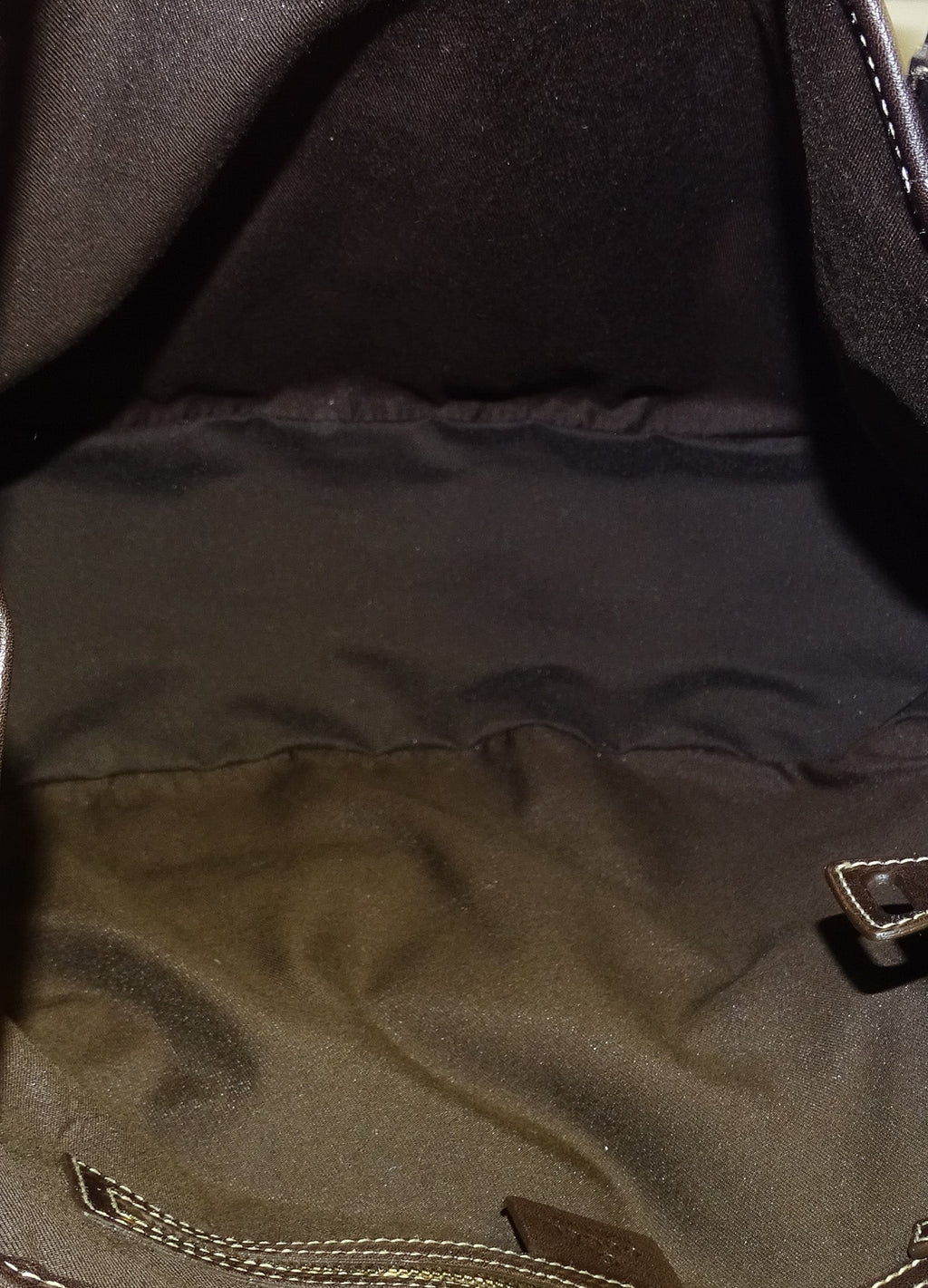 Gucci Pelham Hobo GG Canvas With Brown Leather Trim