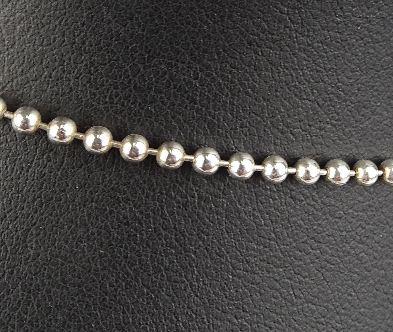 Gucci Sterling Silver Children's Gucci Plate Choker