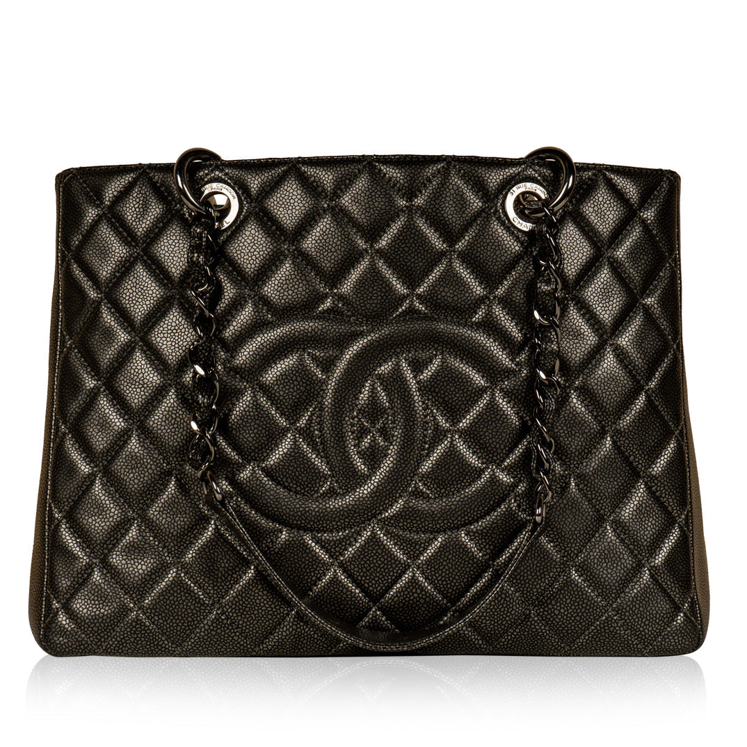 Chanel GST - Metallic Caviar