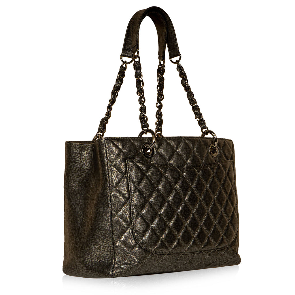Chanel GST - Metallic Caviar