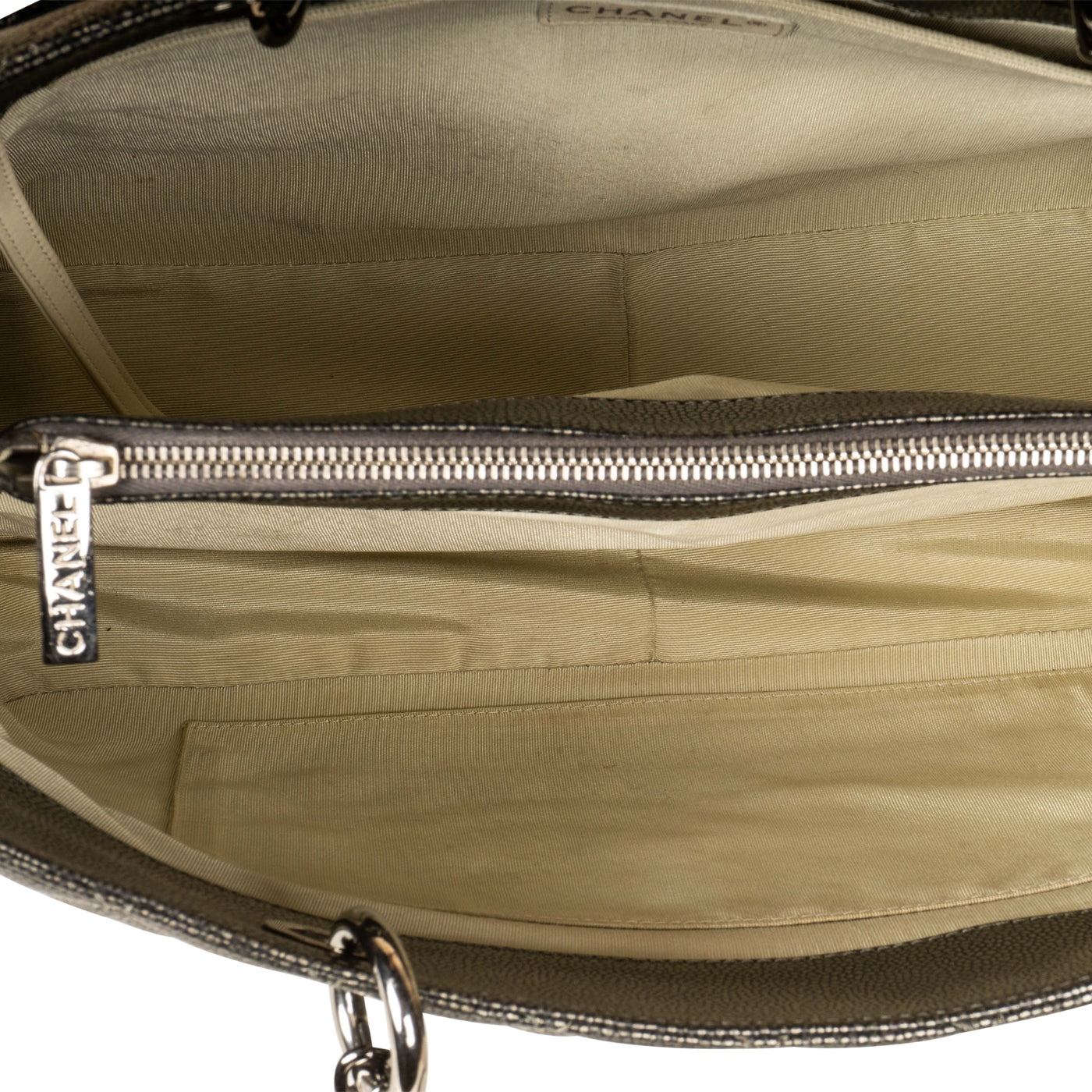 Chanel GST - Metallic Caviar