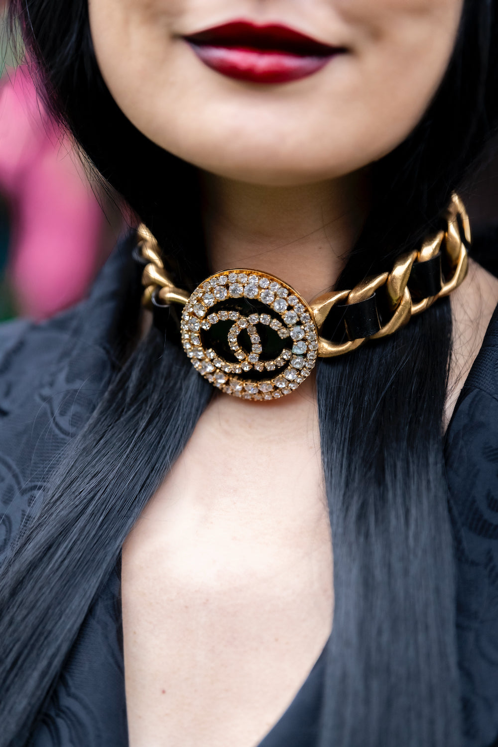 Collier court Chanel 1995