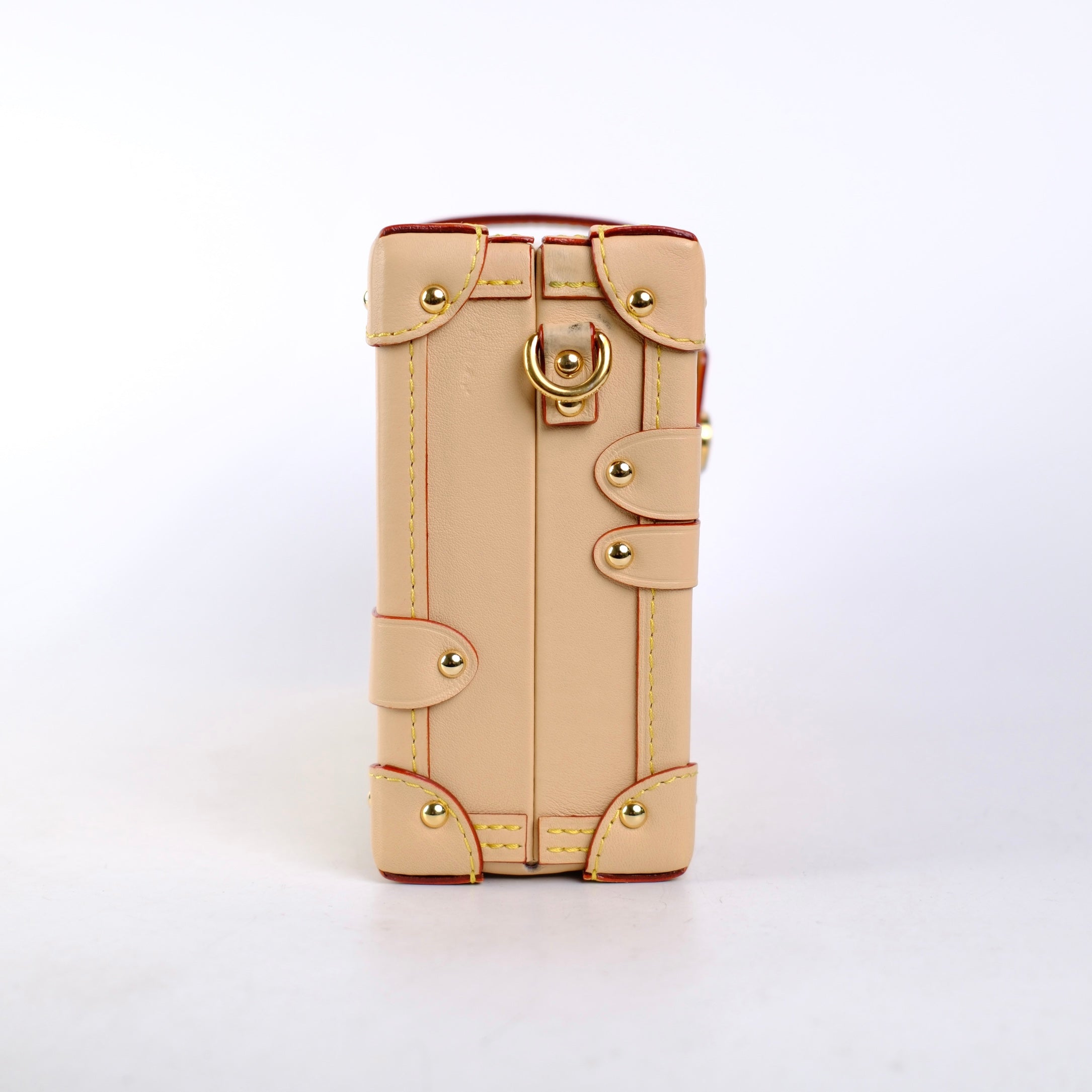 Louis Vuitton Petite Malle Gold Denim
