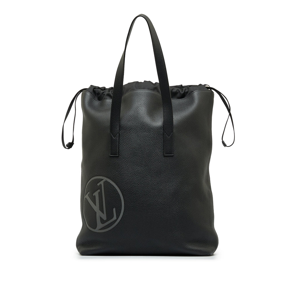 Black Louis Vuitton Taurillon Light Cabas Tote Bag