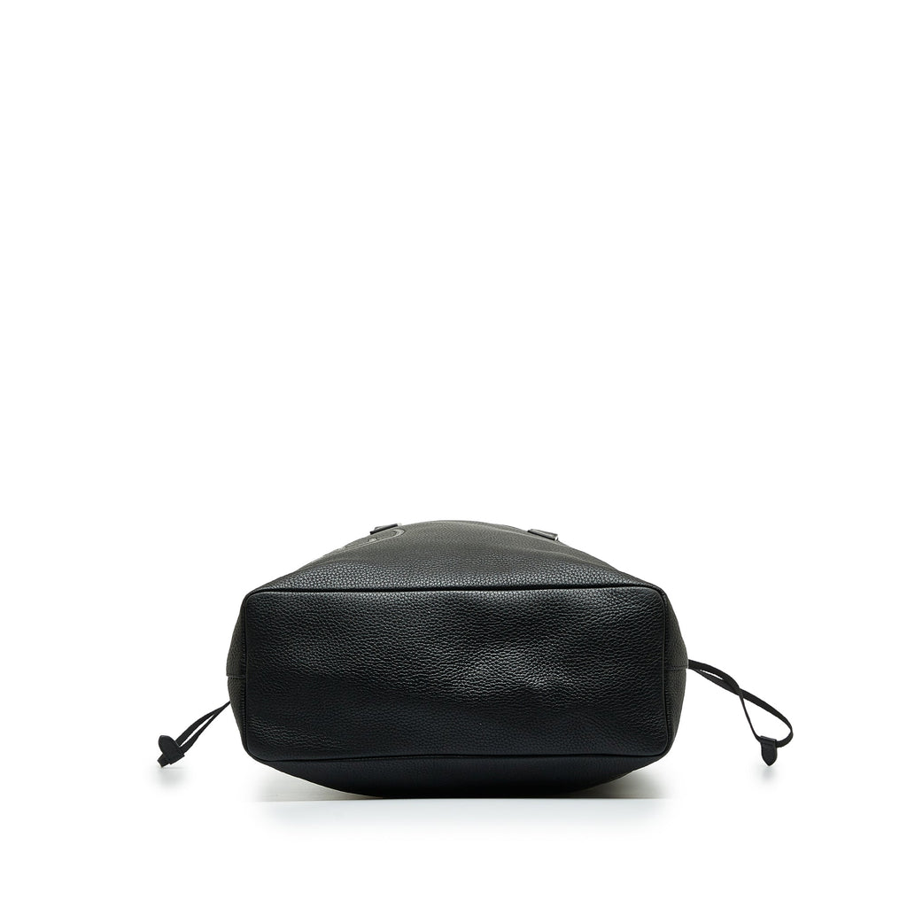Black Louis Vuitton Taurillon Light Cabas Tote Bag