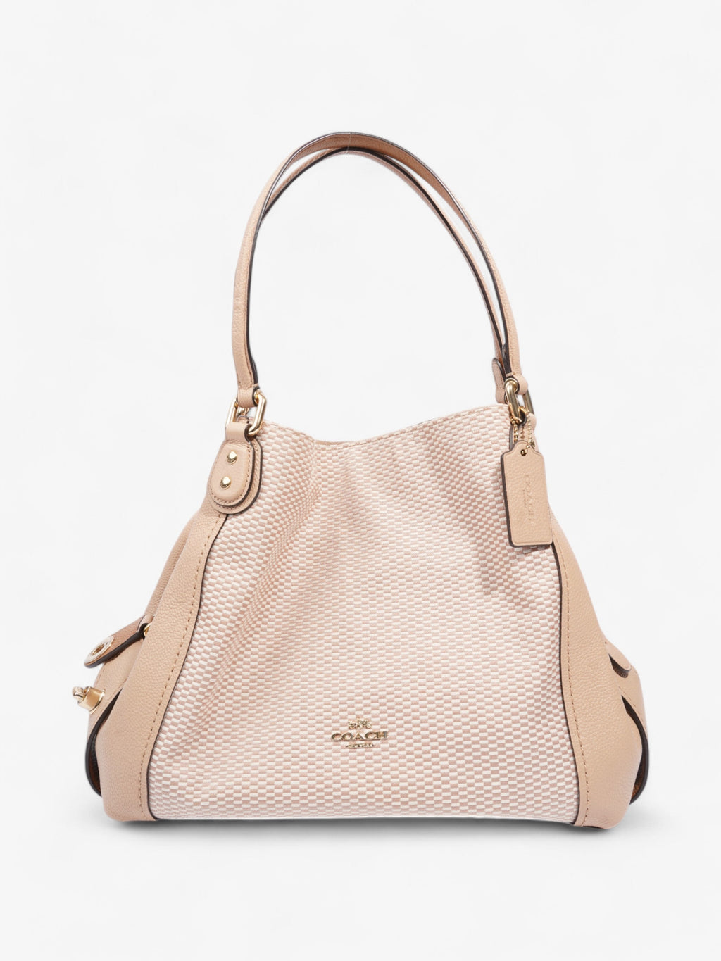 Coach Edie Beige Fabric 31