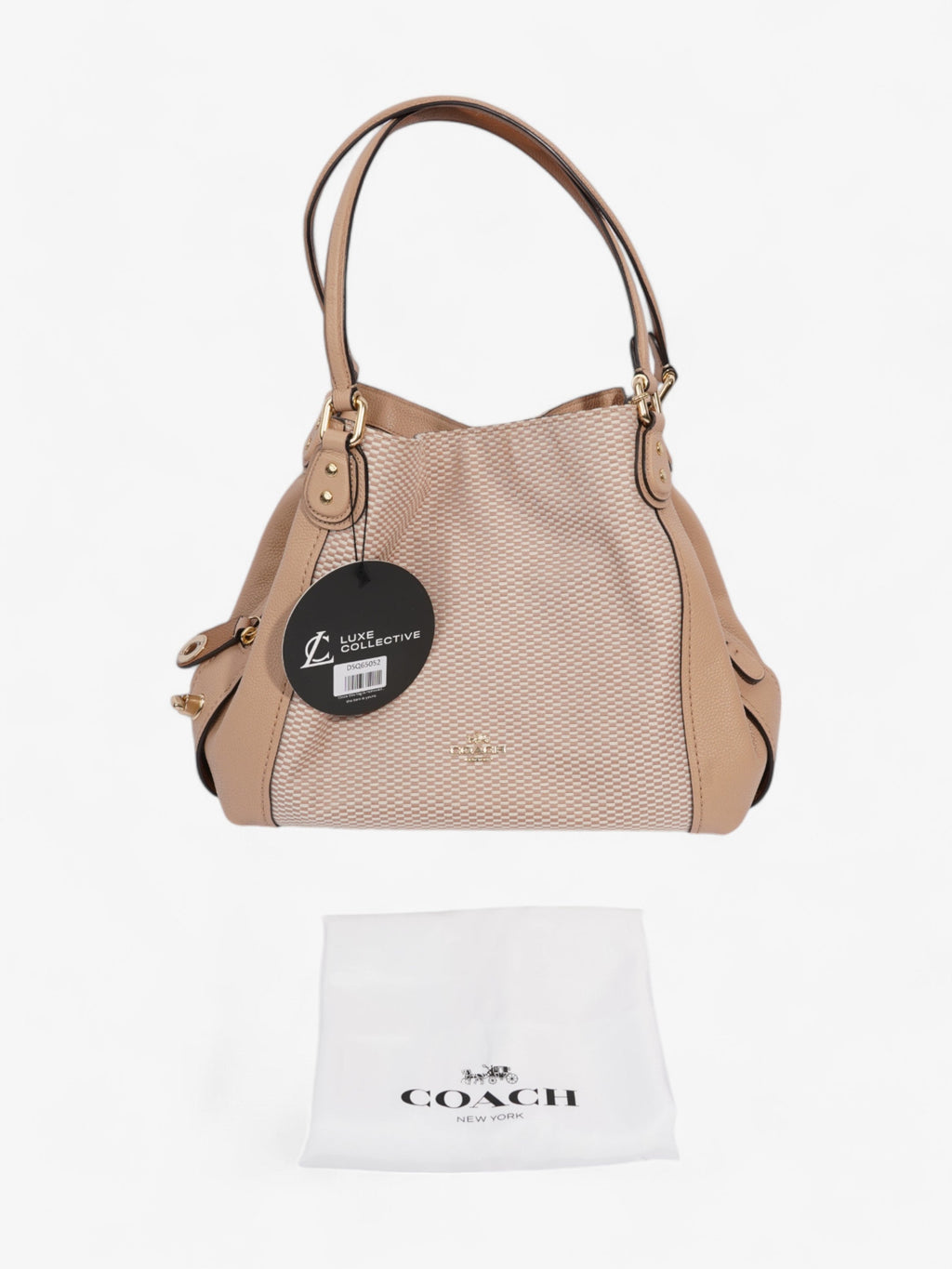 Coach Edie Beige Fabric 31