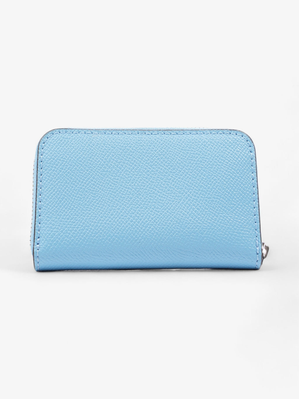 Coach Essential Zip Around Wallet Blue Leather
