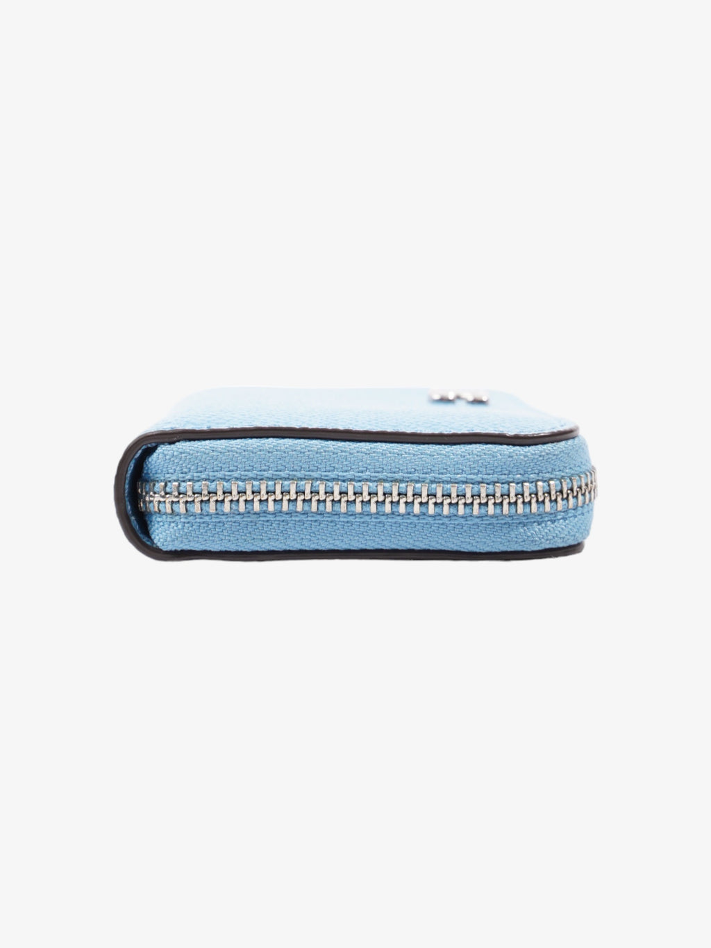 Coach Essential Zip Around Wallet Blue Leather