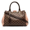 Brown Louis Vuitton Damier Ebene Brittany Satchel